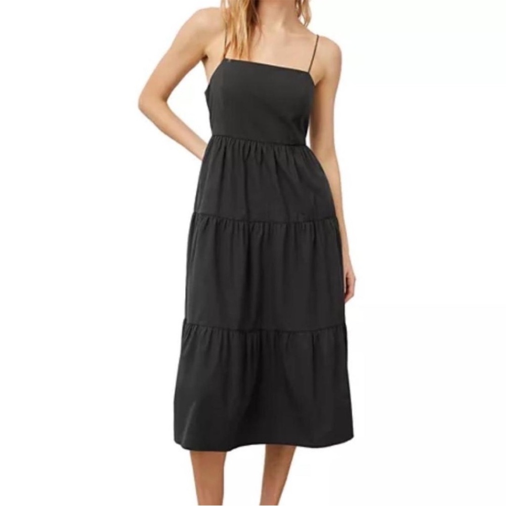 Rails Black Midi Lexi Dress, Size XS